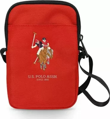 Çantë krahu U.S. Polo Assn USPBPUGFLRE 8\" najlon, e kuqe