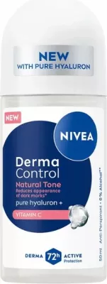 Antiperspirant roll-on për femra Nivea Derma Control Natural Tone 50ml