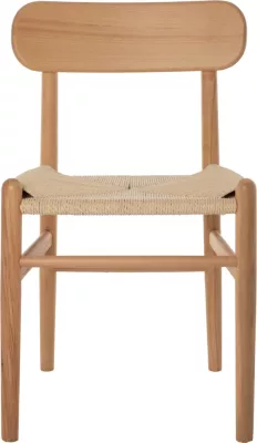 Karrige për ngrënie HELSINKI FH9492.01 dru ahu dhe litar ngjyrë natyrale 46.5x41x80H cm