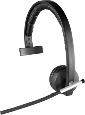 Kufje Logitech H820e (981-000512) wireless mono me USB, të zeza, set me stacion karikimi
