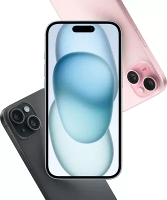 Celular Apple iPhone 15 Plus, 6.7", 128GB,i kaltër