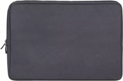 sleeve për laptop RivaCase 7707 deri 17.3", RPET polyester rezistent në ujë, e zezë