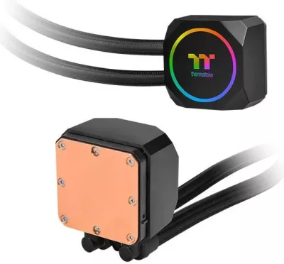 Ftohës uji all-in-one Thermaltake TH420 ARGB Sync, 420mm, 3x140mm, ARGB, i zi