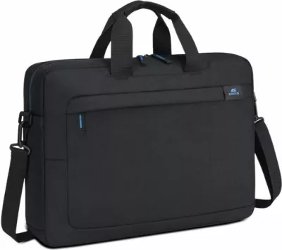 çantë laptopi RIVACASE 8036 16\", material i papërshkueshëm nga uji, me rrip të rregullueshëm, e zezë