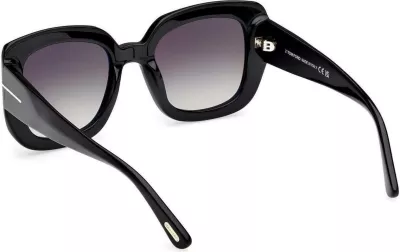 Syze dielli për meshkuj Tom Ford FT1220 5201B, të zeza [Madhësia: 52]