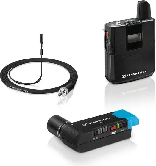 Sistem mikrofonash pa tela Sennheiser AVX-MKE2 SET me mini transmetues dhe mikrofon profesional MKE2
