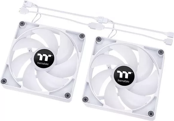 Ventilator Thermaltake TT CT140 ARGB Sync, 500 RPM, 1500 RPM, Bardhë