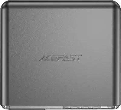 Adapter multifunksional Acefast Z4, 218W, 3x USB-C + 1x USB-A, ekran TFT, Gri
