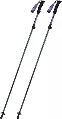 Shkopinj trekking Qunature 60000602, alumini 7075, 110-130 cm, vjollcë, set prej 2 copë
