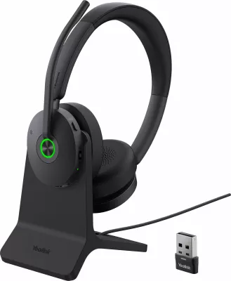 Kufje Yealink BH74, Bluetooth, ANC, USB-C/A, e zezë
