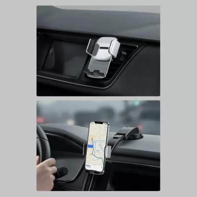 Mbajtës telefoni për makinë Baseus Easy Control Clamp SUYK000-001, i zi