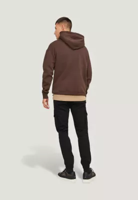 Pantallona cargo Jack & Jones JPSTPAUL JJFLAKE 12139912 për meshkuj, të zeza [Madhësia: W28 L30]