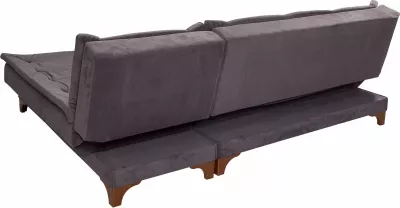 Kënd divan-krevat Atelier del Sofa, kënd i djathtë, ngjyrë antracit