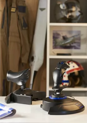 Joystick Thrustmaster T.Flight Hotas 4, PC, PlayStation 4, USB 2.0, i zi, blu