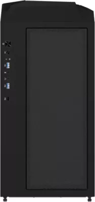 Kasë GIGABYTE C301 GLASS V2 (GB-C301G V2), mid tower, E-ATX, USB 3.1 Gen2 Type-C, ARGB, e zezë