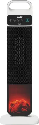 Ngrohës kullë PTC, Elit, PTC TORRE, 2000 W, 2 nivele ngrohje, oscilim automatik, telekomandë, timer 24h, efekt flake