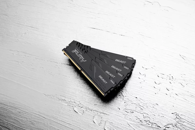 RAM Memorje Kingston FURY Beast 8GB 3200MT/s DDR4 CL16 DIMM, e zezë