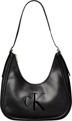 Çantë supi Calvin Klein BOLD CK CRESCENT LV04F3427G, e zezë