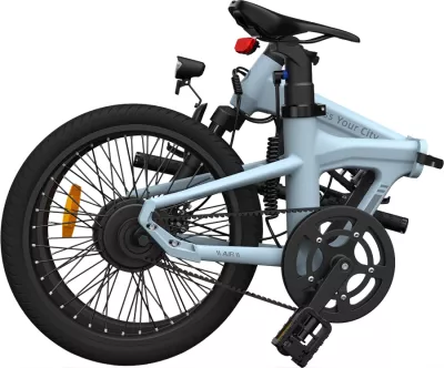 Bicikletë elektrike palosëse ADO Air 20S 20\", 250W, deri 100 km, blu pastel (v2026)