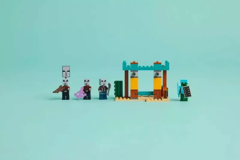 Set LEGO Minecraft 21267 The Illager Desert Patrol