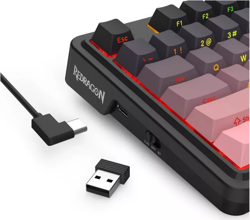 Tastierë Redragon K728SP-RGB-PRO Antonium PRO, RGB, mekanike, e zezë