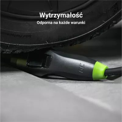 Stacion karikimi EV Green Cell Habu, 7 m, 2-në-1, 11 kW, i zi