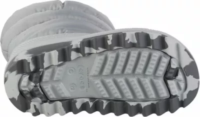 Çizme për fëmijë Crocs Classic Neo Puff, gri [Madhësia: W29 L30] [Gjinia: Fëmijë] [Gjinia: Vajza]