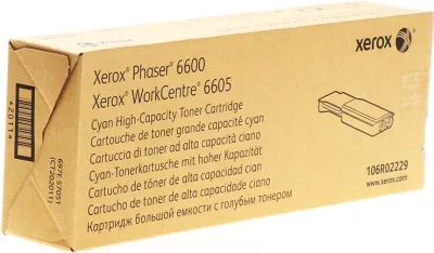 Toner, Xerox 106R02229, XL 6000 faqe, cyan