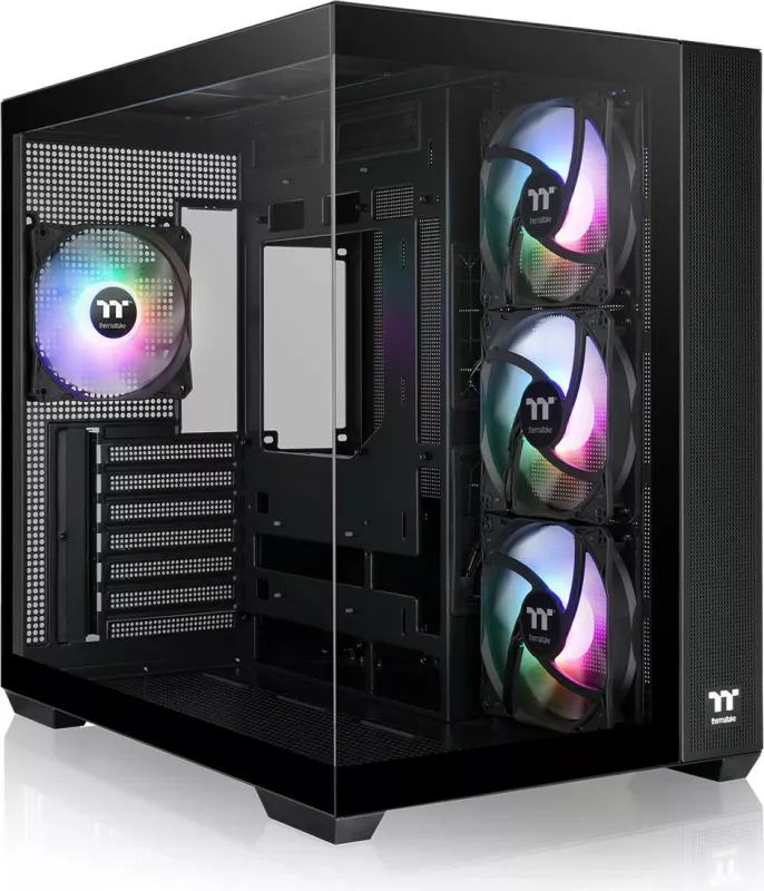 Kasë Thermaltake View 380 TG ARGB, Midi Tower, e zezë