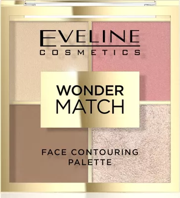 Paletë konturimi për fytyrë Eveline Cosmetics Wonder Match 02, 10g