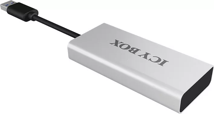 Hub USB RaidSonic ICY BOX IB-AC6104, USB 3.2 Gen 1, 5000 Mbit/s, Bardhë, Alumini