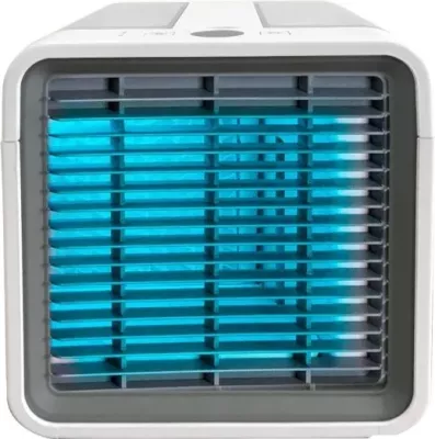 Freskues ajri mini portativ, Elit AC-24, 3-në-1, depozitë 400 ml, 3 shpejtësi, 5W USB, i bardhë