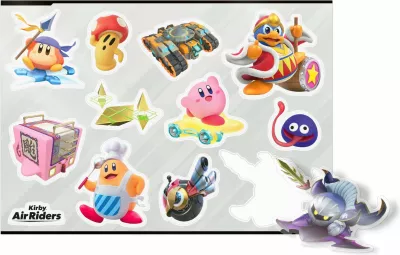 Lojë Nintendo Kirby Air Riders për Switch 2, EN (US) me subtitra PL, PEGI 7