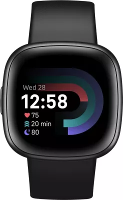 Smartwatch Fitbit Versa 4, Touchscreen, GPS, 200 g, e zezë