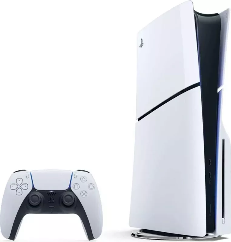 Konsolë lojërash Sony PlayStation 5 Slim 1TB me DualSense, Bardhë
