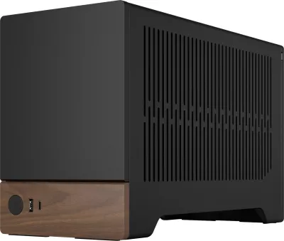 Kasë Fractal Design Terra, Mini-ITX, Alumini, Walnut, Graphite