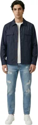 Overshirt këmishë për meshkuj Gianni Lupo GN21822, denim [Madhësia: XL]