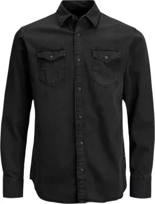 Këmishë për meshkuj Jack & Jones JJESHERIDAN L/S NOOS, e zezë
