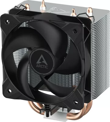 Ftohës ajri për procesor ARCTIC Freezer 8A CO, 2 ventilatorë 10cm, PWM, Socket AM4/AM5, alumini, zi