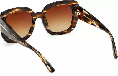 Syze dielli për meshkuj Tom Ford FT1220 5255F, kafe [Madhësia: 52]