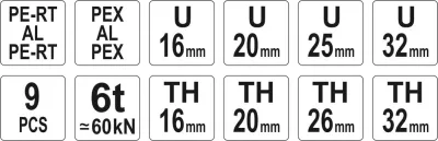 Çelës Yato YT-21735, i zi / i kuq