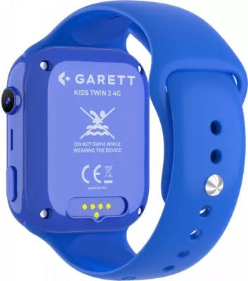 Smartwatch Garett Kids Twin 2 4G, për fëmijë, Kaltër