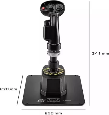 Joystick fluturimi Thrustmaster AVA F/A-18 Super Hornet, 19 butona, për PC, i zi
