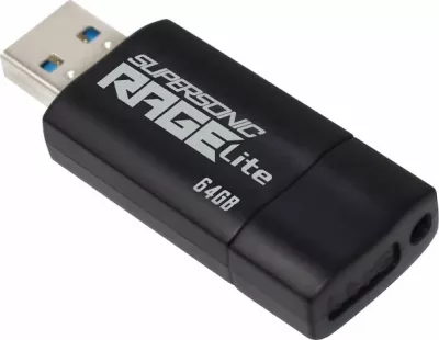 USB memorje Patriot Supersonic Rage Lite 64GB USB 3.2 Gen 1 120MB/s e zezë/blu