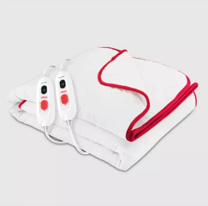 dyshek ngrohës elektrik UFESA Flexy Heat CMN Comfort 150x130cm 2x60W, bardhë/kuq