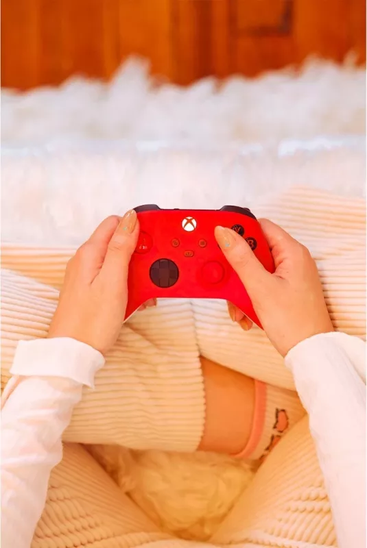 Gamepad Microsoft Xbox Wireless Controller QAU-00012, Bluetooth/USB, i kuq