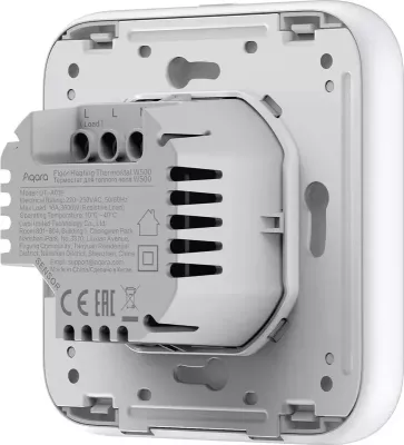 Termostat për ngrohje në dysheme Aqara Floor Heating Thermostat W500, i bardhë