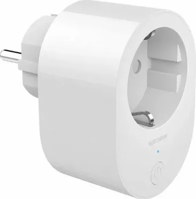 Prizë smart Xiaomi Mi Smart Plug 2, Wi‑Fi, kontroll me aplikacion dhe zë, e bardhë