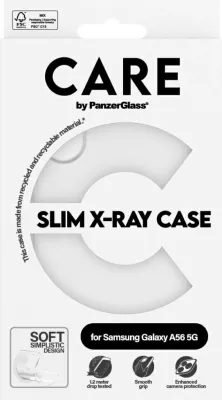 Mbështjellës PanzerGlass CARE Fashion X-Ray për Samsung Galaxy A56 5G, Transparent
