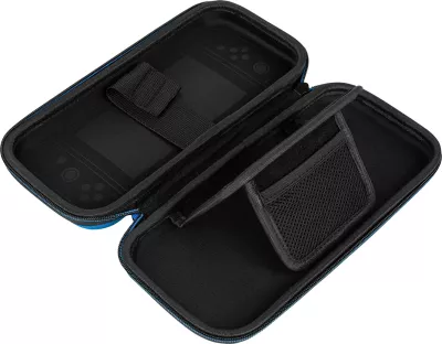 Kasë udhëtimi PDP Mario Escape për Nintendo Switch/Lite/OLED, me stand të integruar, bardhë me kaltër